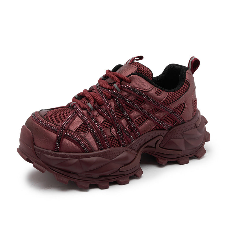 Women's Thick Bottom Lightweight Dad Spring Soft Not Tired Men's Shoes