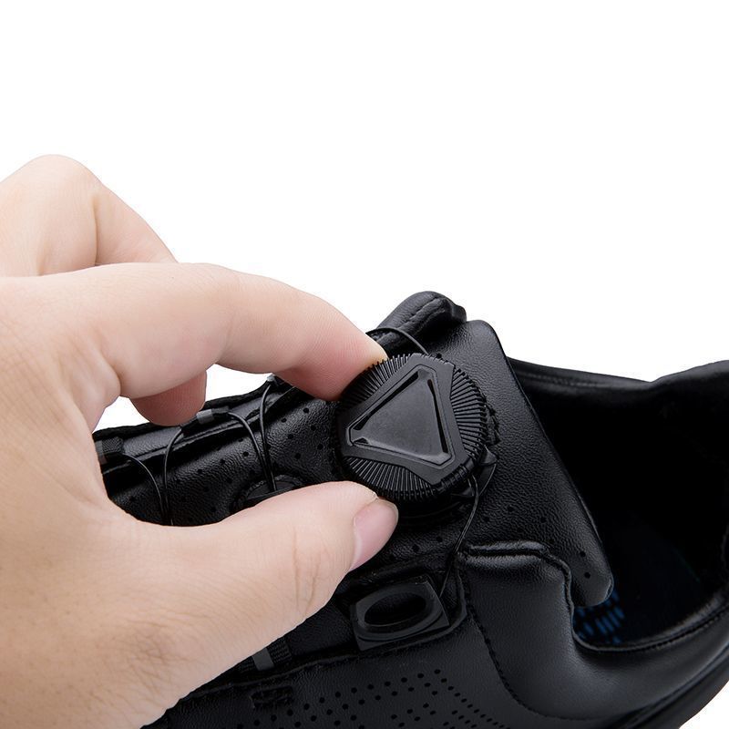 Men's Rotating Automatic Buckle Fire Protection Spare Cowhide Mesh Breathable Outdoor Men's Business Leather Shoes