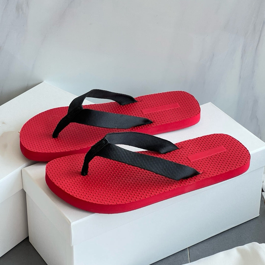 Classy Beautiful Women's Thick-soled Beach Fashion Slippers
