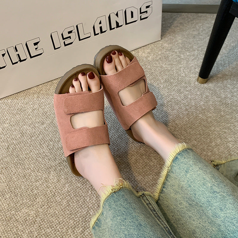 Women's Retro Summer Outdoor Beach Fat Feet Sandals