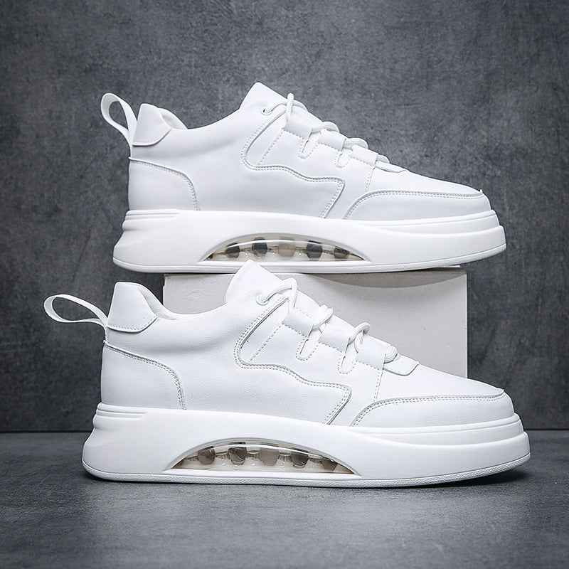 Men's Trendy Fashion White Air Cushion Soft Sneakers