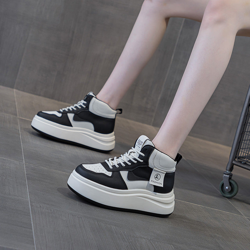 Women's Platform White Autumn Height Increased Fashion Women's Casual Shoes