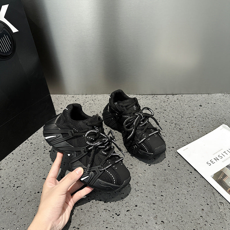 Women's Platform Dad Spring Korean Breathable Lightweight Sneakers