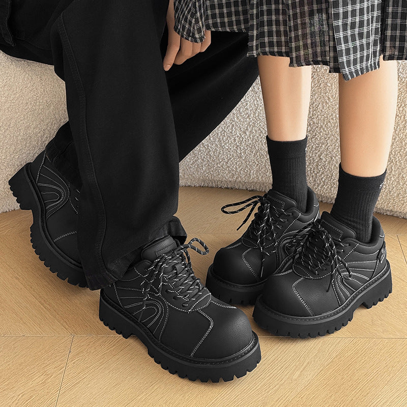 Men's Thick Bottom Heighten Trendy Big Head Men's Shoes