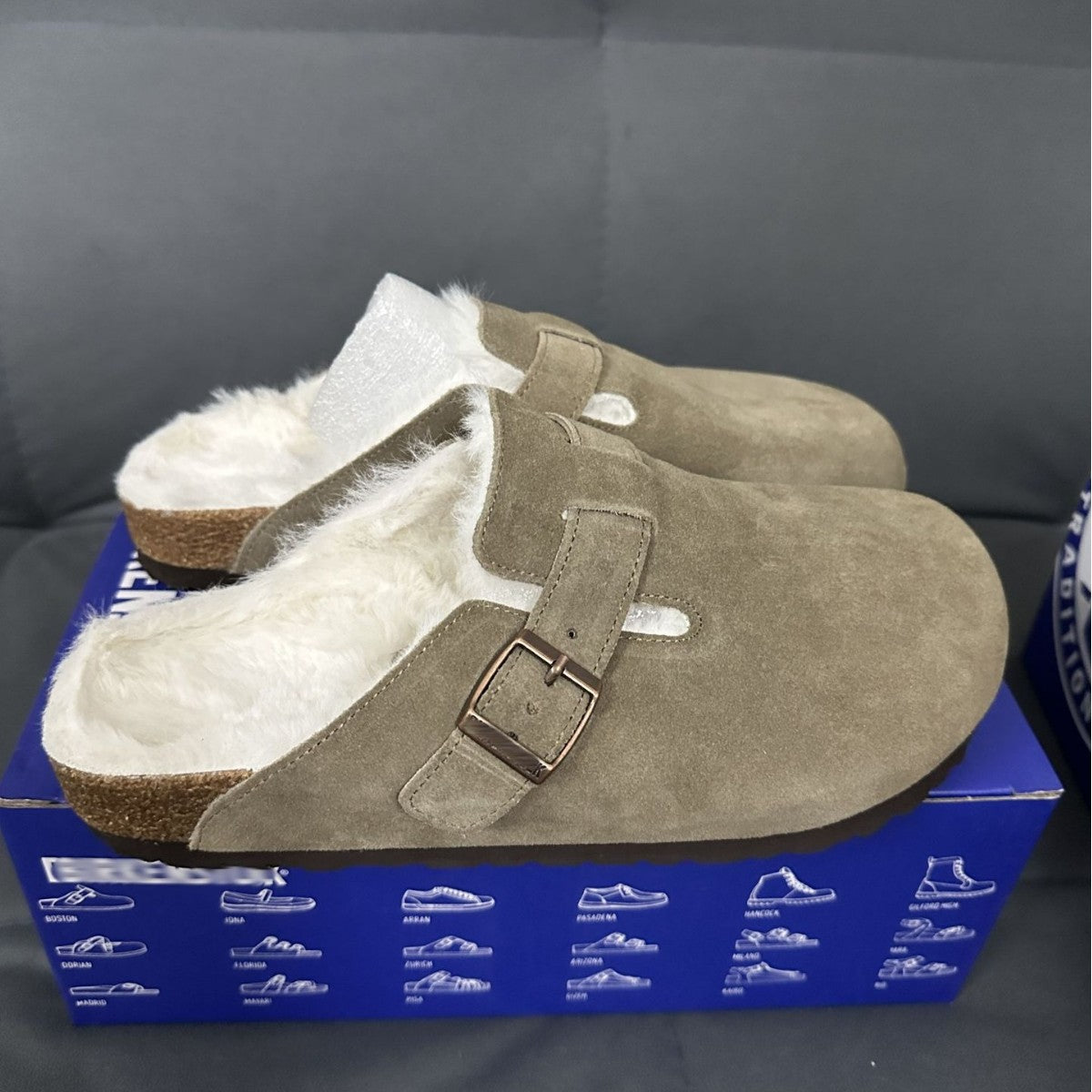 Women's & Men's Fleece-lined Genuine Cork Thick Bottom Outdoor Thick-soles Slippers