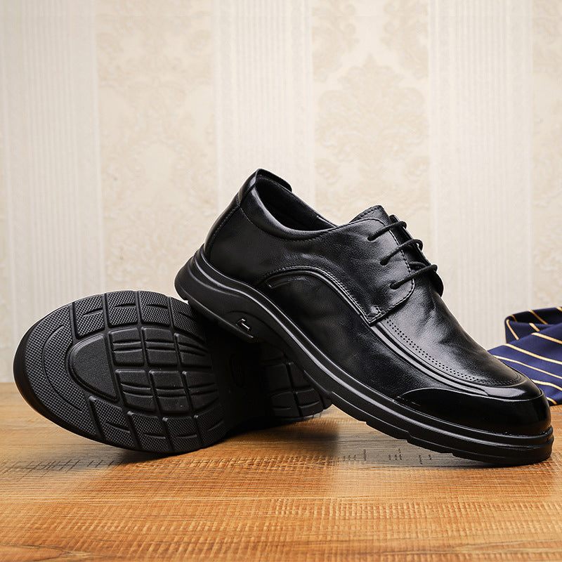 Men's Top Layer Cowhide Hand Grip British Men's Shoes