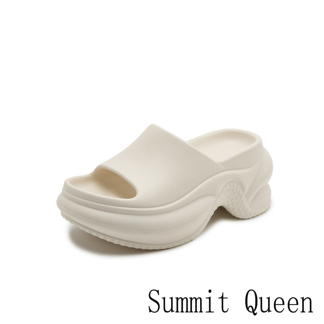 Women's Thick-soled Solid Color High-rise Wedge Sandals