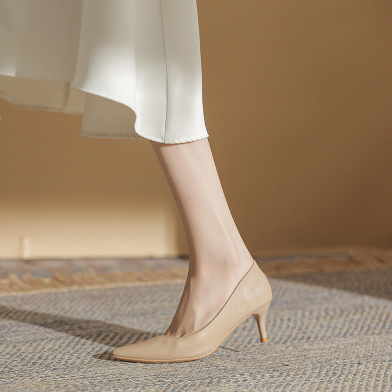 Women's Sexy French Style Not Tired High Stiletto Low-cut Women's Fashion Shoes