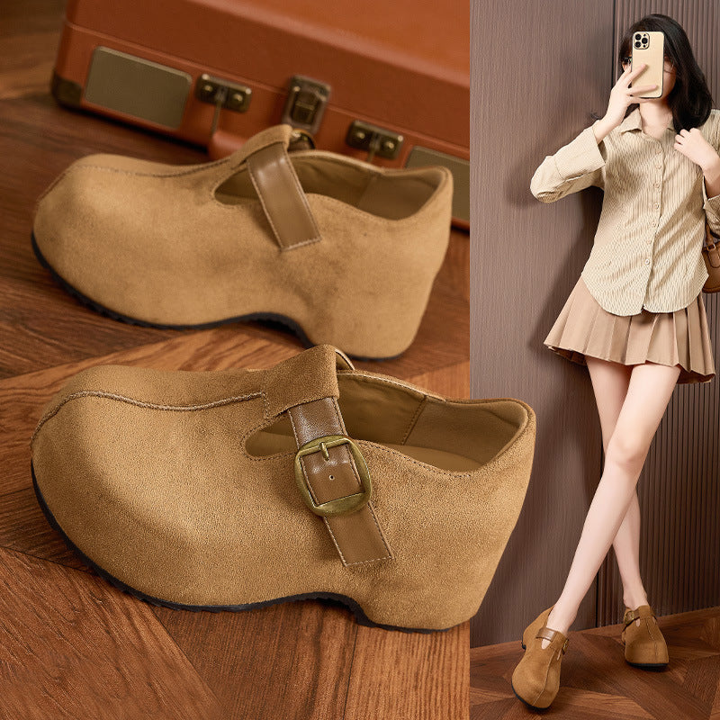 Women's All-inclusive Platform With Hidden Slip-on Mary Women's Fashion Shoes