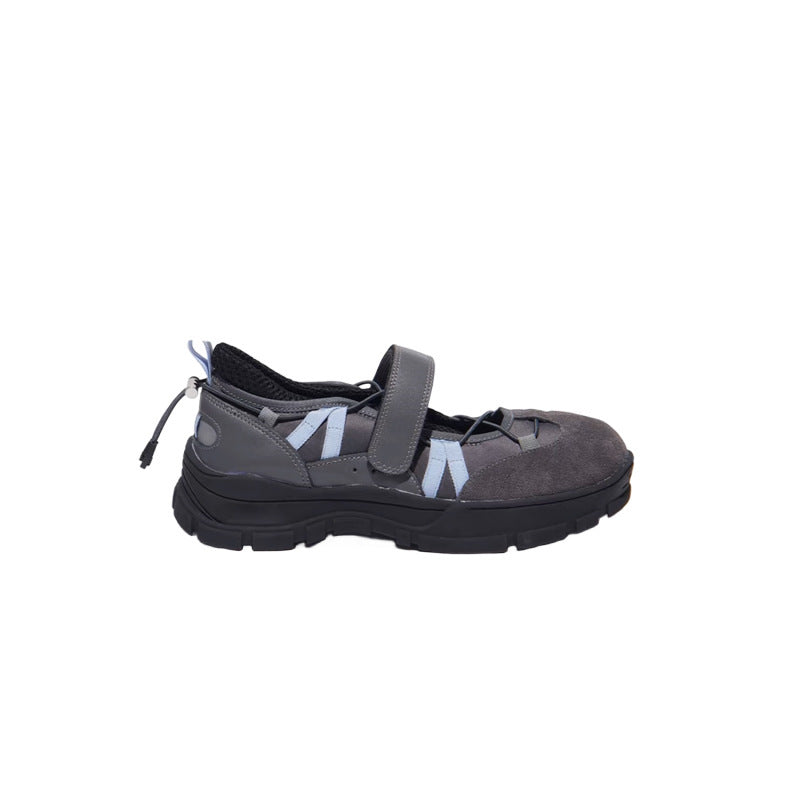 Women's Style Niche Dad Vintage Mary Jane Velcro Sneakers