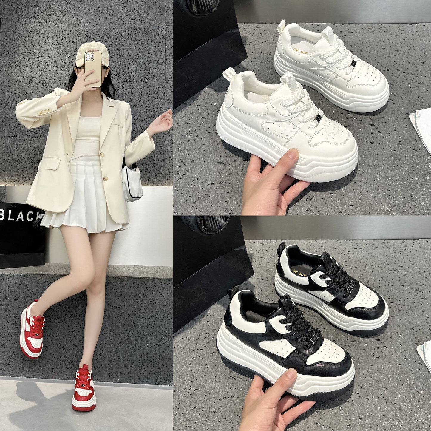 Pretty Comfortable Women's Autumn Breathable Platform Women's Casual Shoes
