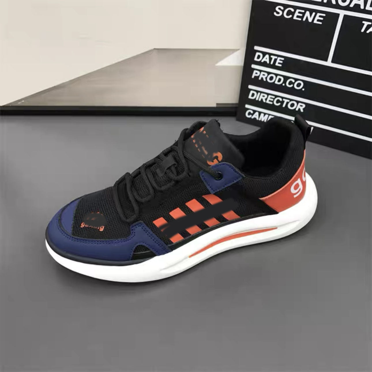 Men's Summer Mesh Breathable Comfort Lightweight Rocking Trendy Four Men's Board Shoes