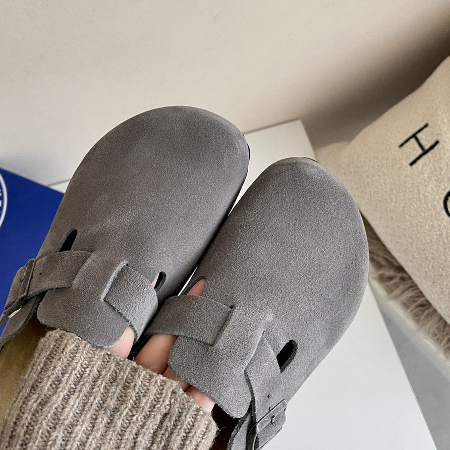 Women's Half Platform Comfortable Walking Flat For Loafers