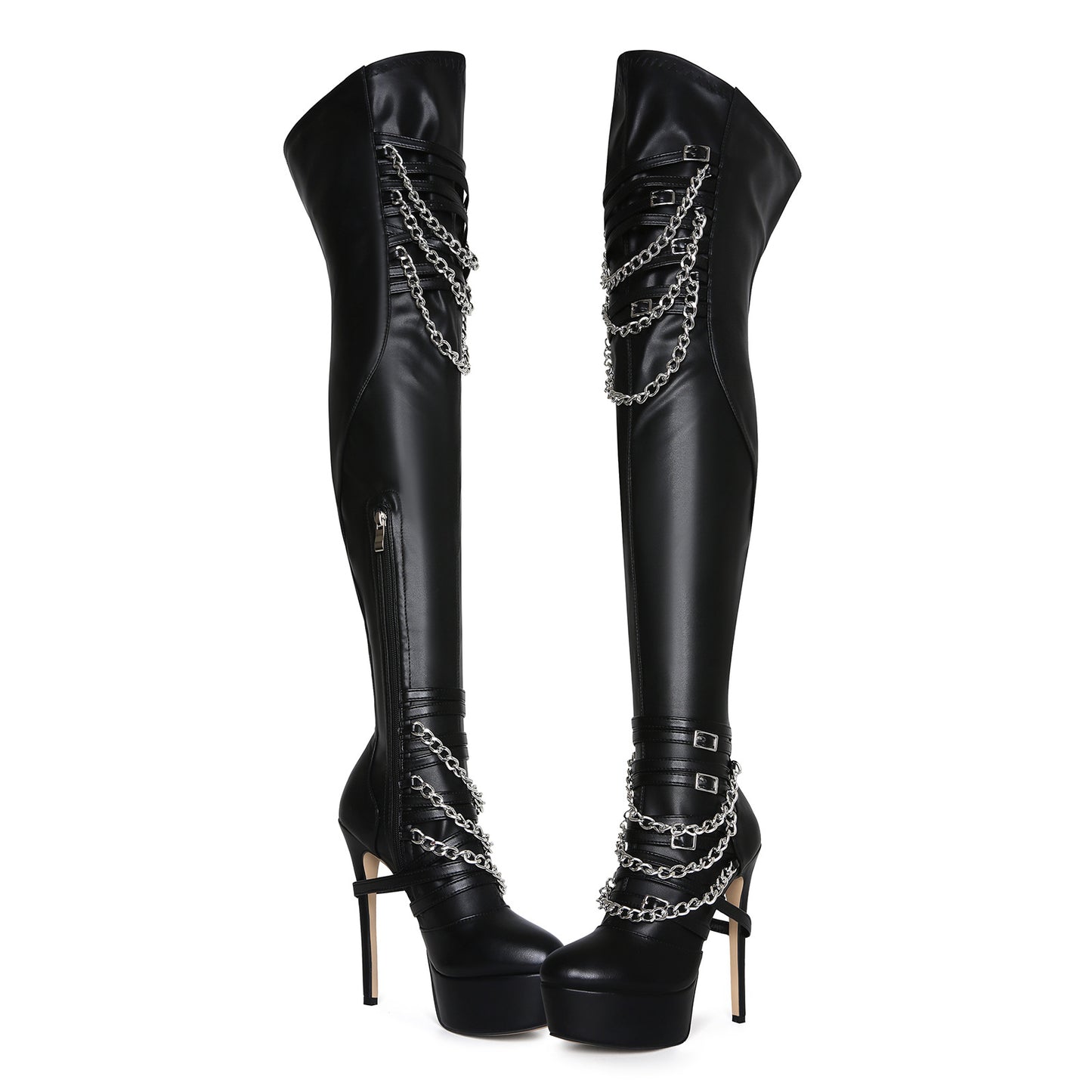 Women's Sexy Water Table Banquet Chain Plus Size Over Heels