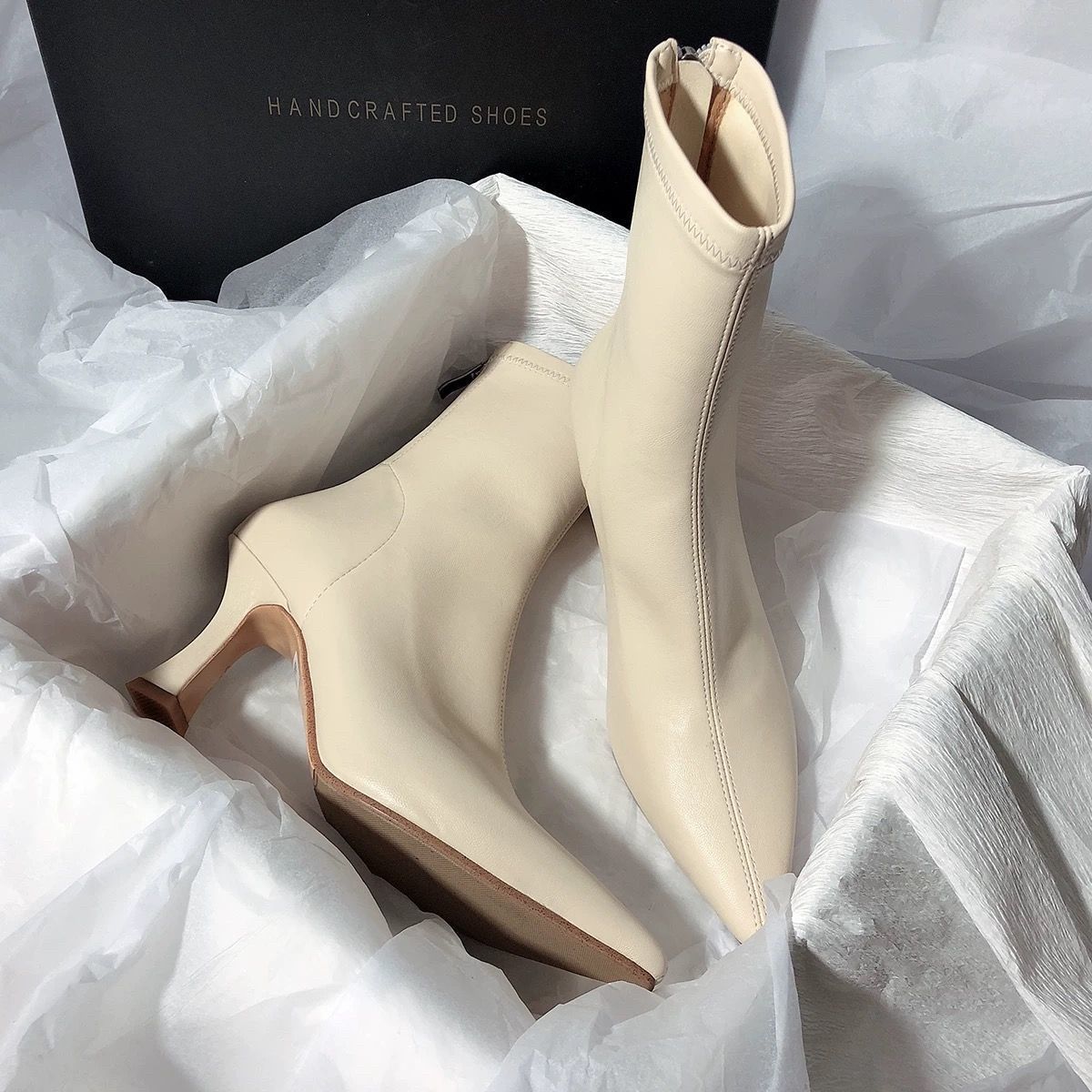 Women's Ankle Female Stiletto Short High Design Fashion Heels