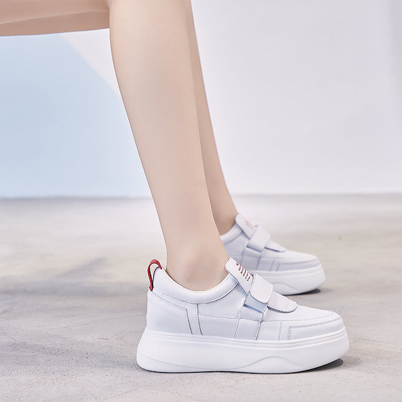 Women's Velcro Hidden White Mesh Platform Nurse Women's Casual Shoes