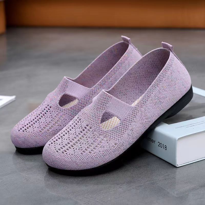 Women's & Men's Summer Hollowed Mesh Comfortable Breathable Slip-on Old Cloth Casual Shoes