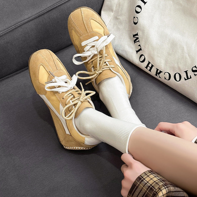 Women's Retro Soft Bottom Not Tired Feet Height Increasing Insole German Women's Casual Shoes