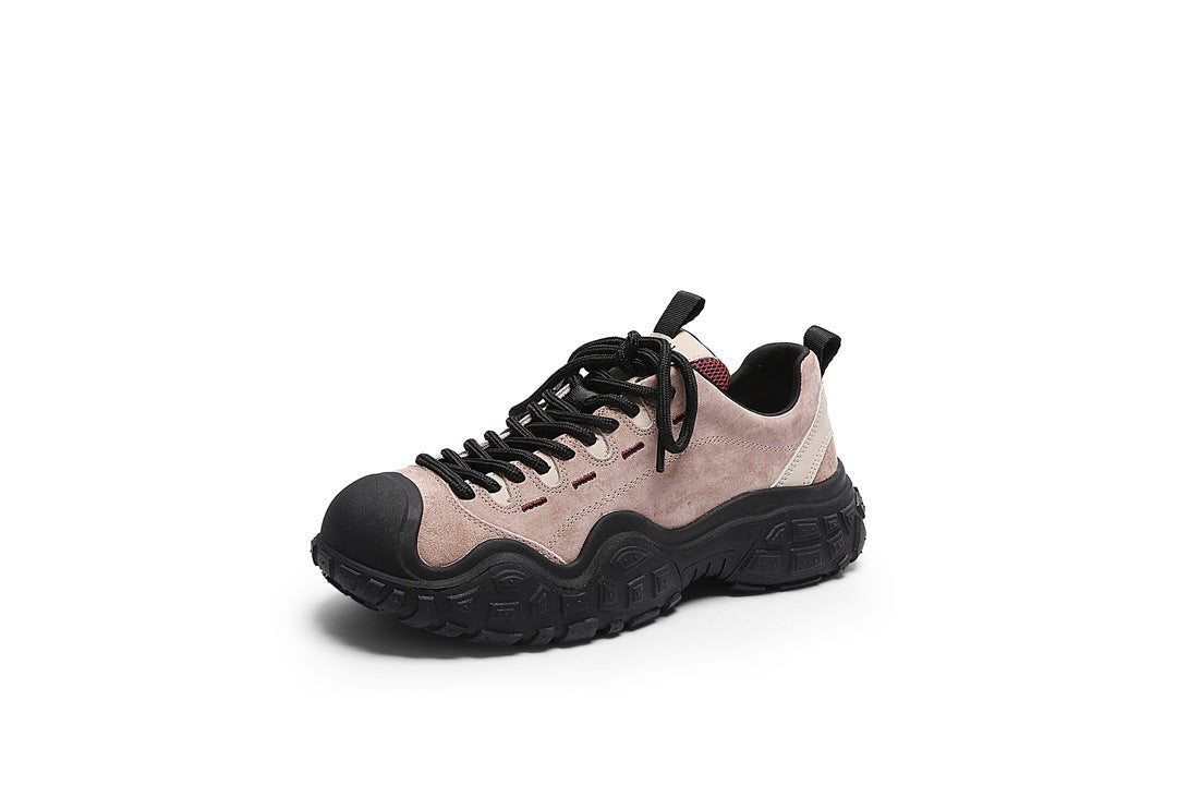 Women's Outdoor Mountaineering Platform Heightened Daddy Autumn Ugly Cute Big Women's Casual Shoes