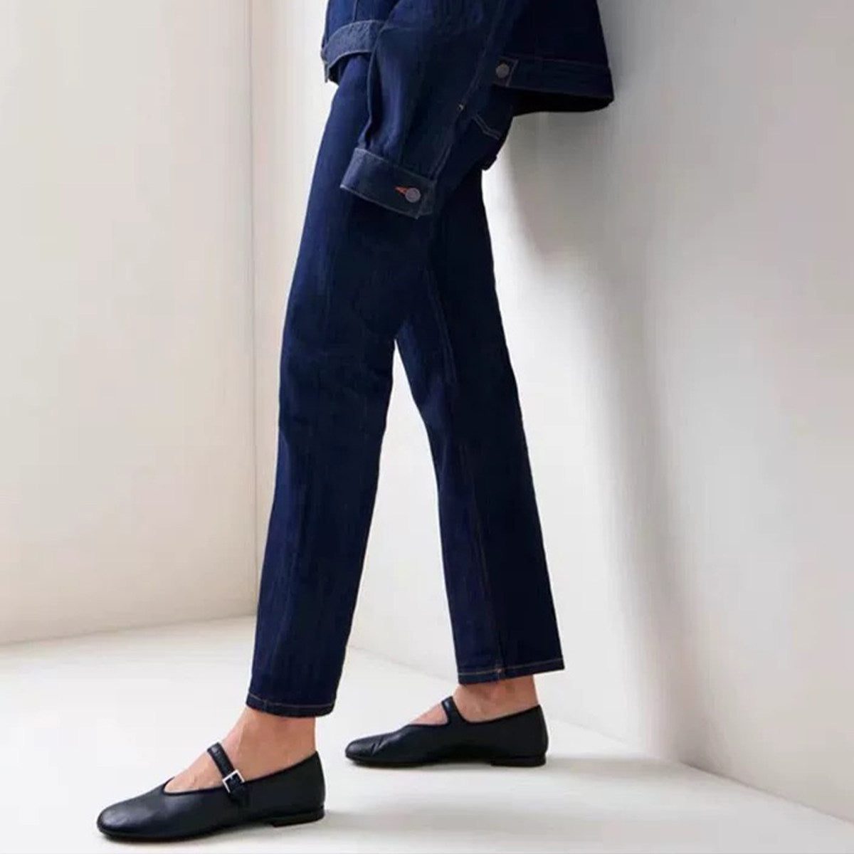Women's Super Soft Pumps Buckle Mary Jane Retro Grandma Flat Round Women's Fashion Shoes