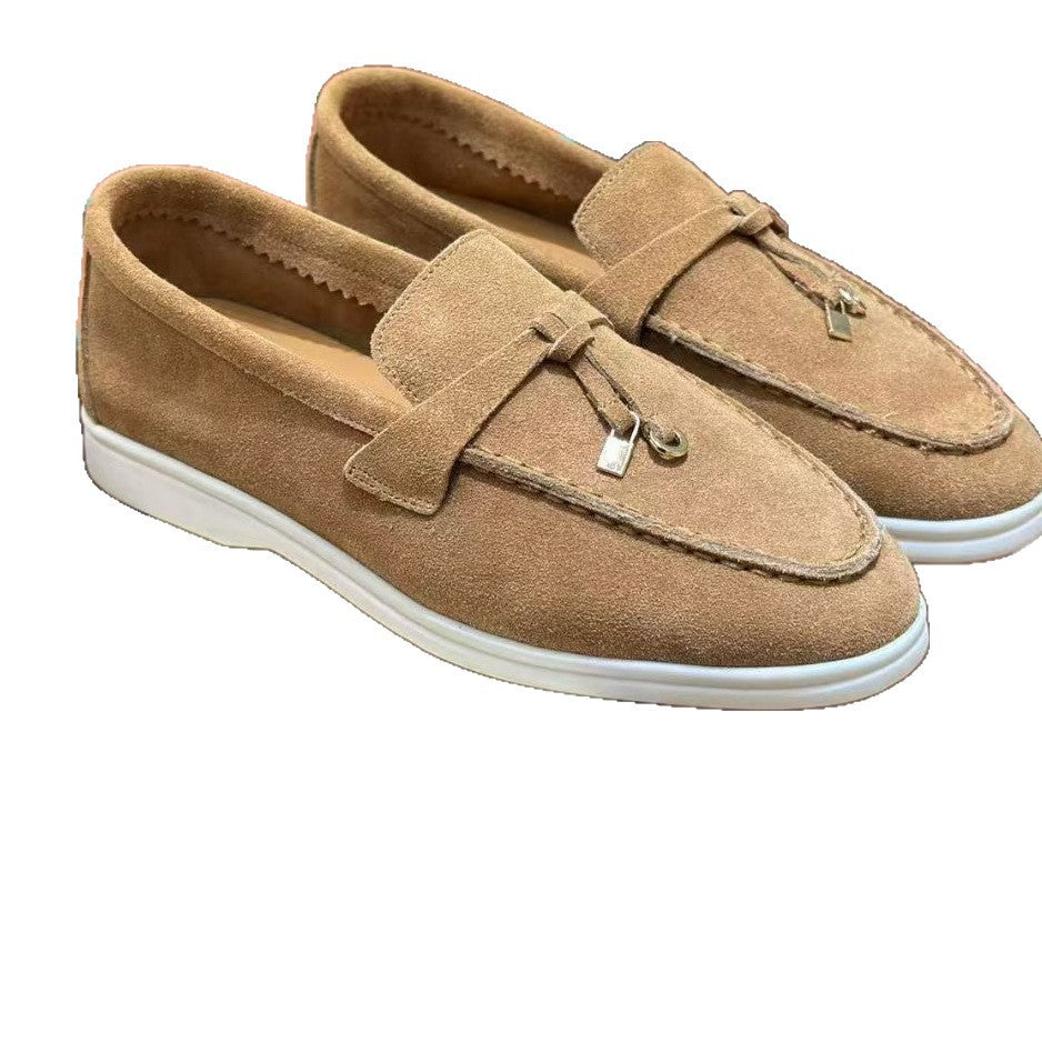 Women's Correct Letter Pumps Slip-on Lazy Flat Loafers