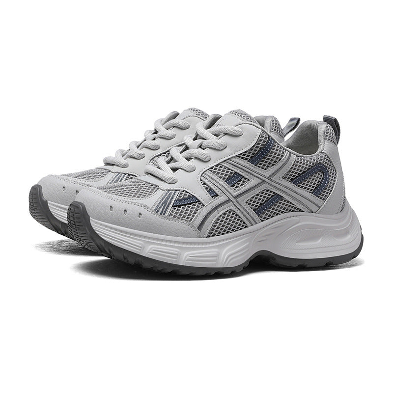 Women's Platform Height Increasing Gray Days Spring Joker Women's Sports Shoes