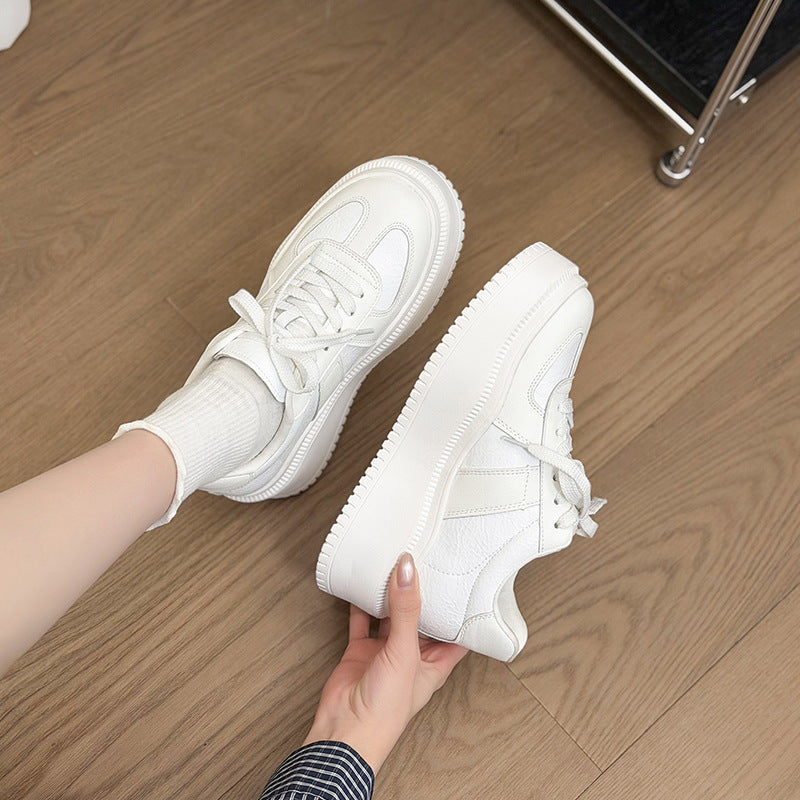 Women's Spring Height Increasing Small Thick-soled Platform German Training Fashion Women's Board Shoes