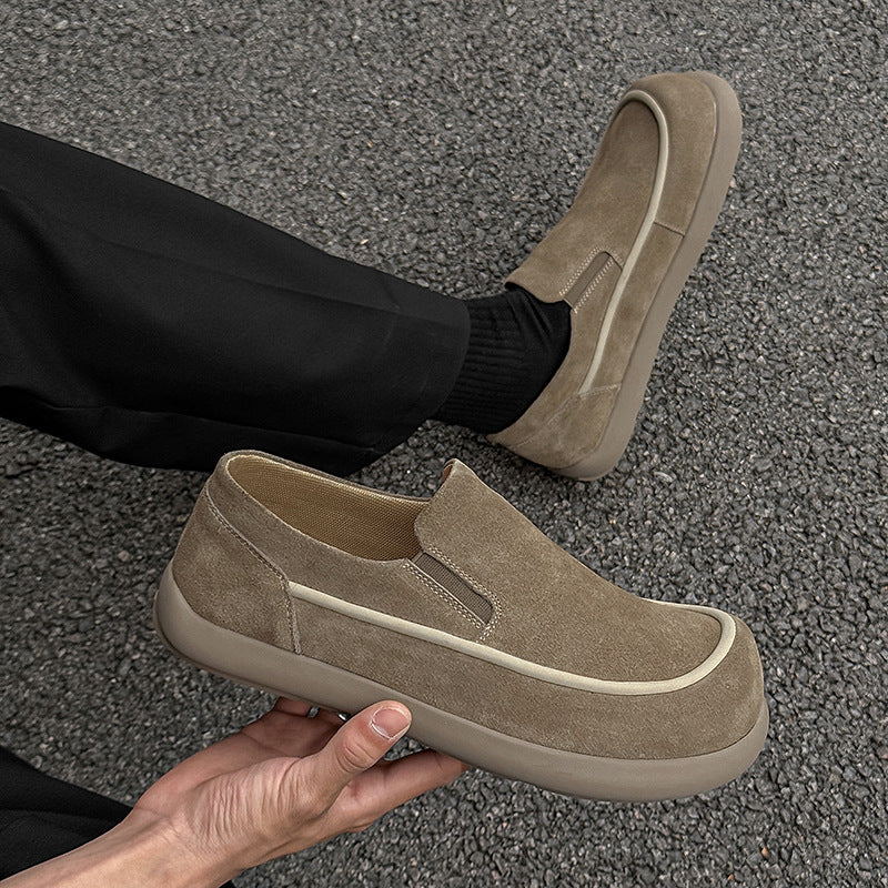 Fashion Trend Retro Daily Commute Leisure Slip-on Loafers/doug Shoes