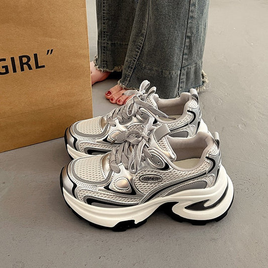 Women's Platform Dad Small Height Increasing Super Hot Autumn Women's Casual Shoes