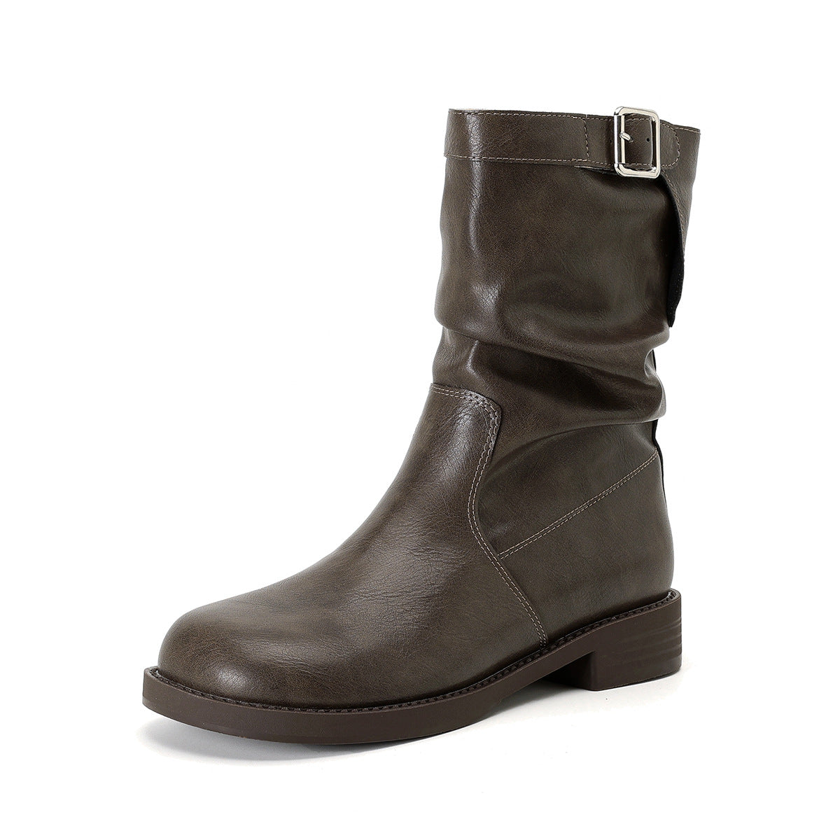 Women's Retro British Style Martin Fashionable Elegant Women's Leather Boots