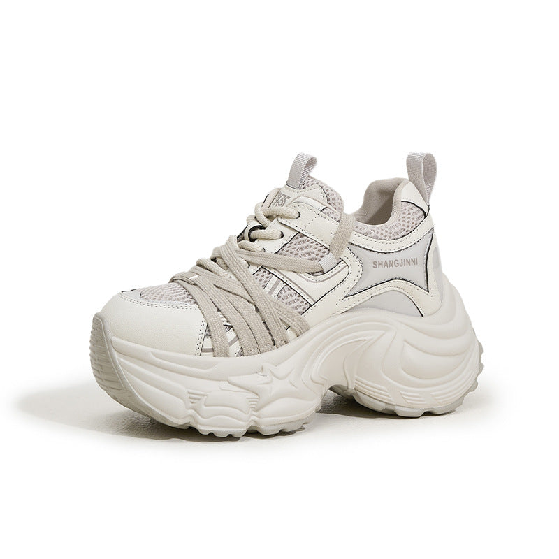 Women's Autumn Korean Style Fashionable Soft Bottom Height Sneakers