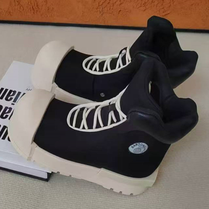 Female Couple Ugly Cute Bread Superstar Foundation Sneakers