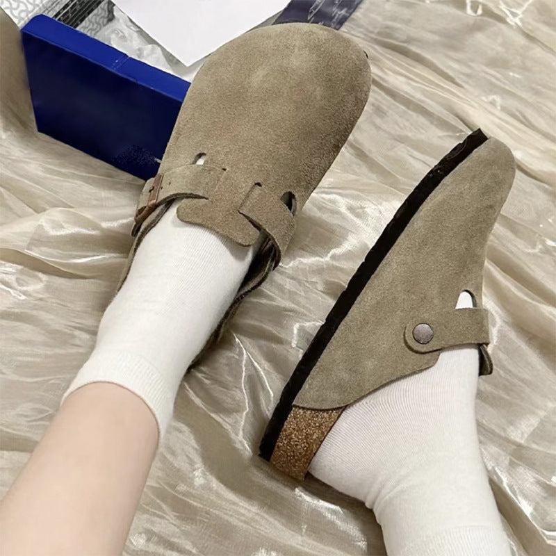 Women's & Men's Pump Half Outerwear For Genuine Cork Sandals