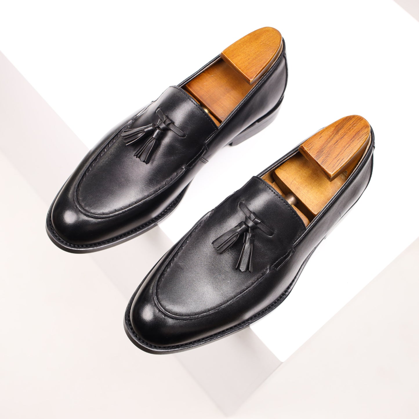 Men's Tassel British Slip-on Extra Large Size Men's Business Leather Shoes