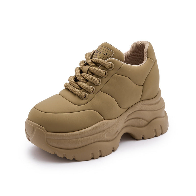 Women's Dad Spring Versatile Bread Small Height Sneakers