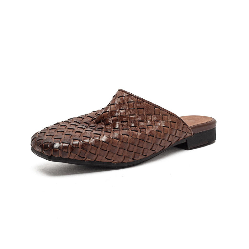 Women's Inner Outer Cowhide Toe Box For Outdoors Special Interest Light Slippers