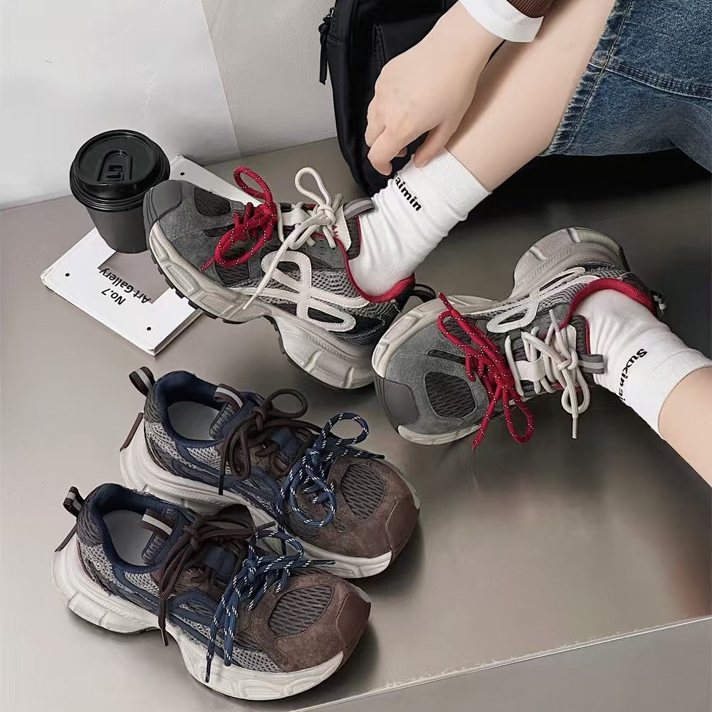 Women's Autumn Retro Platform Lightweight Dad Women's Sports Shoes