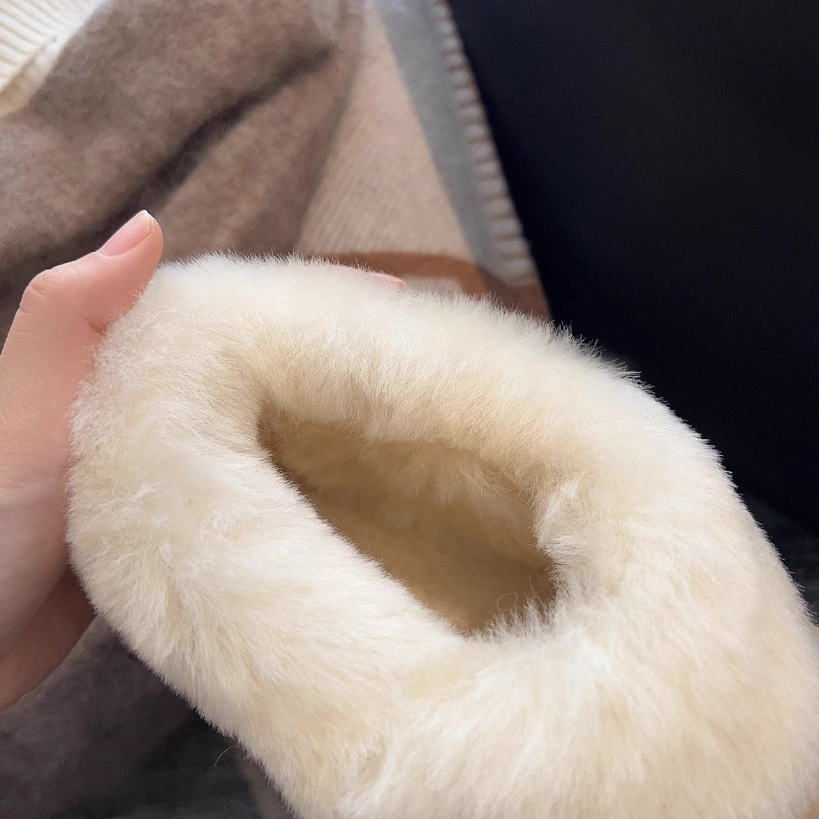 Women's Warm Veet Padded Thickened Furry Cotton Snow Boots