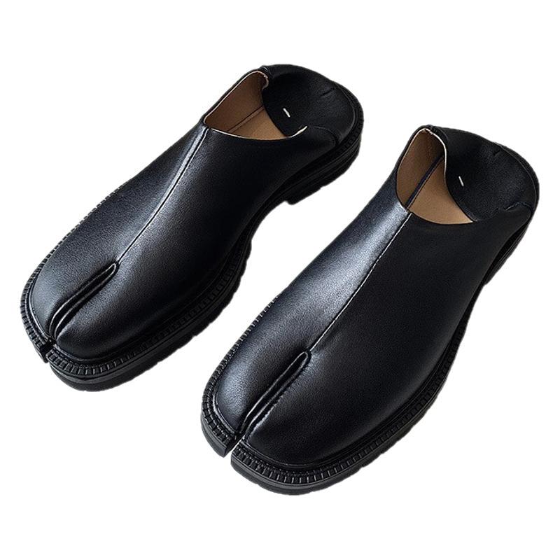 Slip-on Male Female Personality Horseshoe Tide Men's Casual Leather Shoes