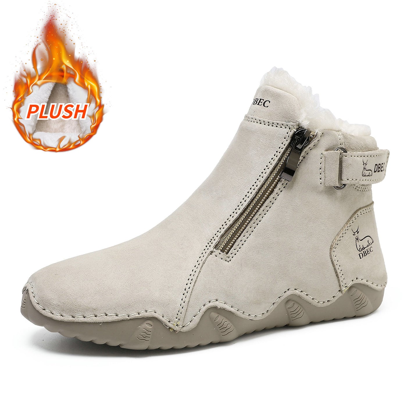 Women's Warm Martin Genuine Plus Size Cotton Women's Shoes