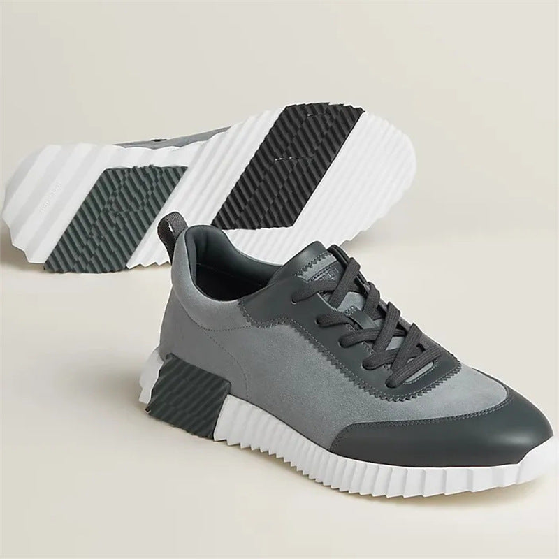 Men's Daily Black White Couple Breathable Low Men's Sports Shoes