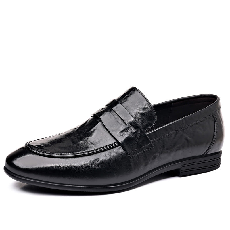 Men's First Layer Cowhide Genuine Breathable Soft Casual Shoes