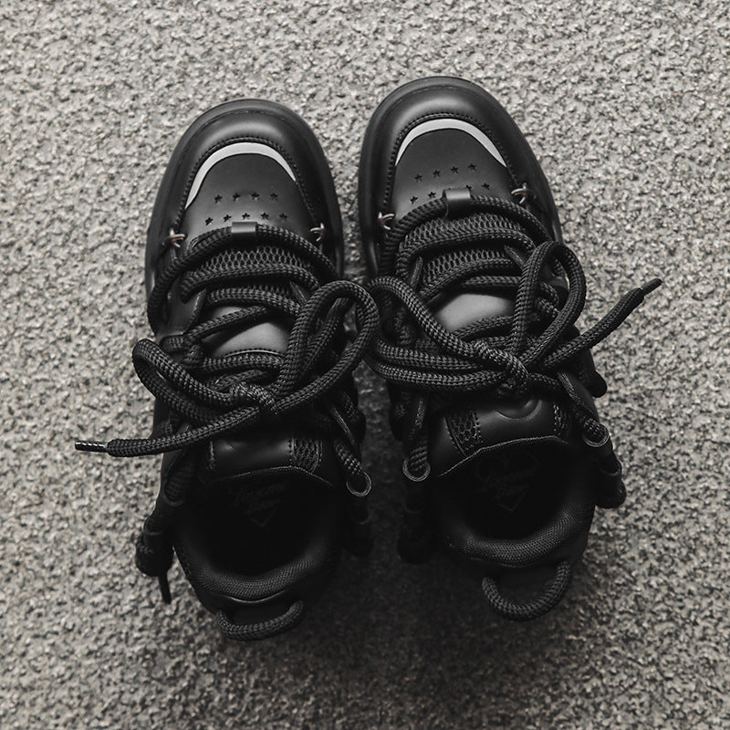 Men's Solid Color Bread Trendy Lovers Raise Casual Shoes