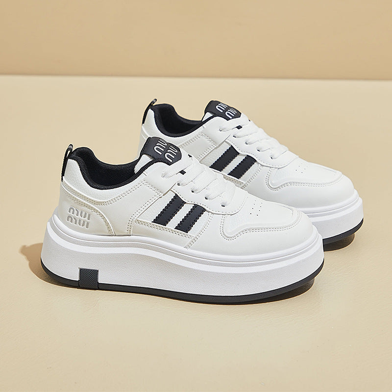 Women's Style Platform Height Increasing Sports Board Casual Shoes