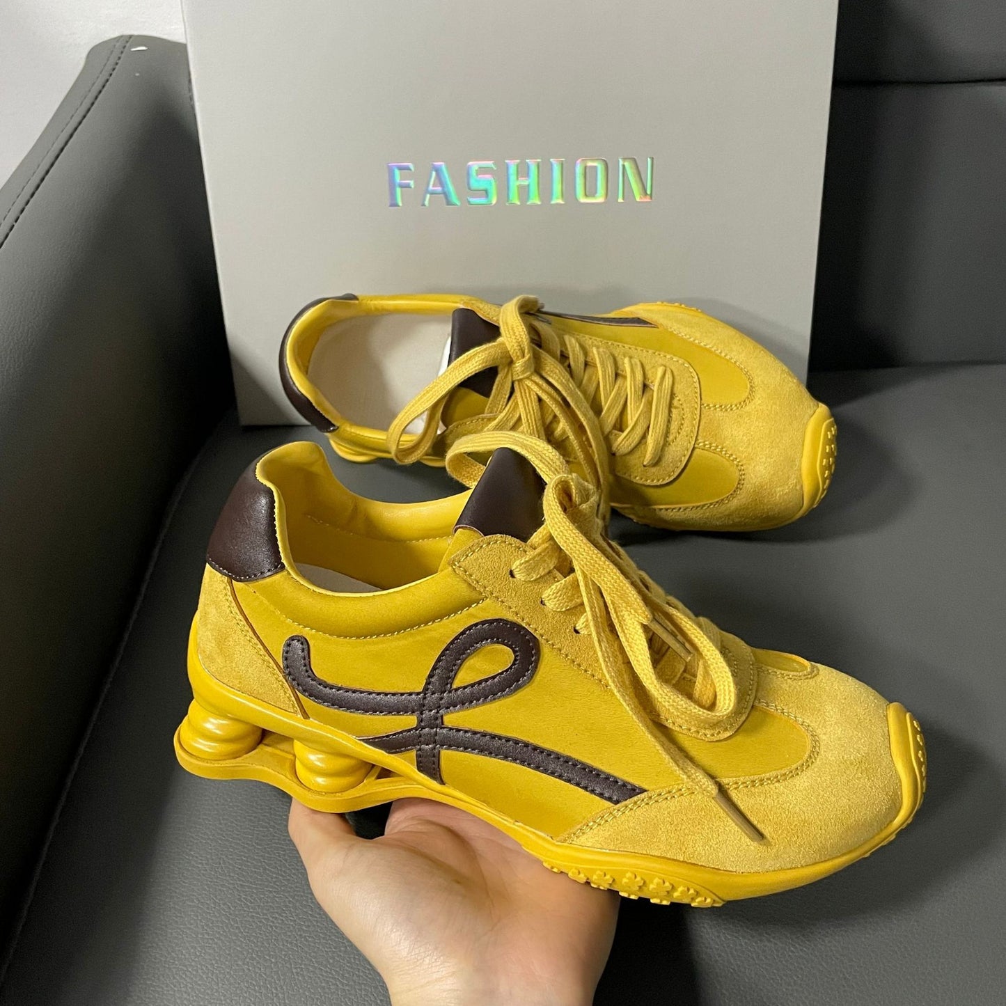 Women's Office Version Weeks Amber Particles Spring Women's Casual Shoes