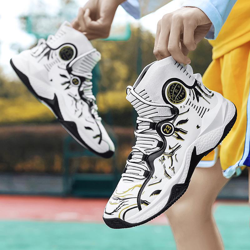 Children's School Practice Training Popcorn Pattern Plus Size Sneakers