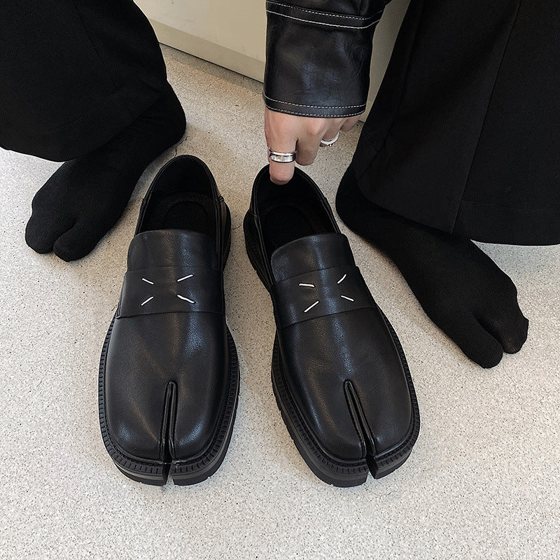 Split Toe Horseshoe Ugly Cute Platform For Loafers