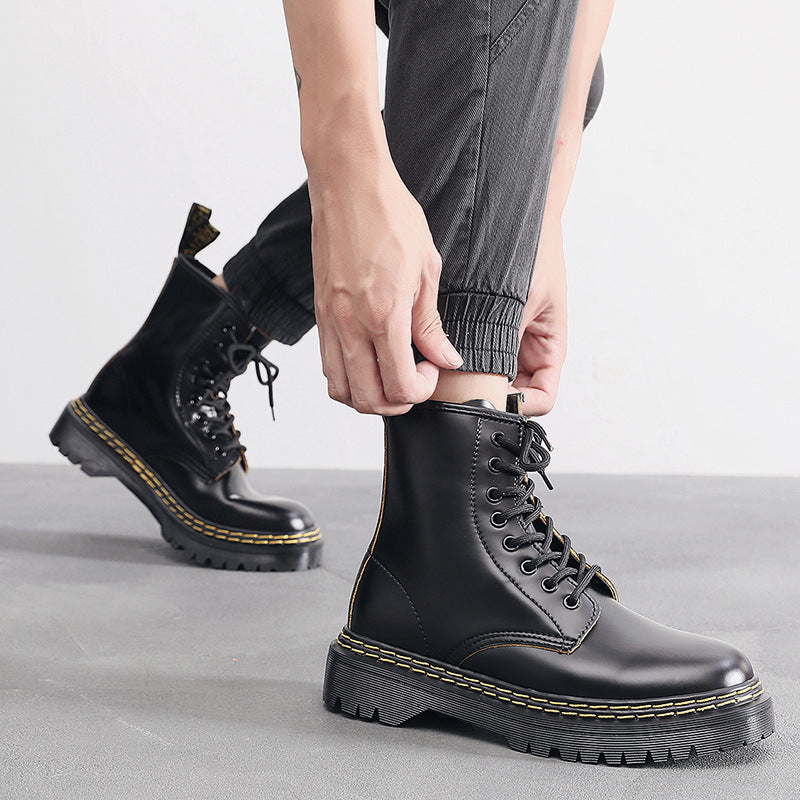 Women's & Men's Martin Personality Genuine Muffin Bottom British Boots