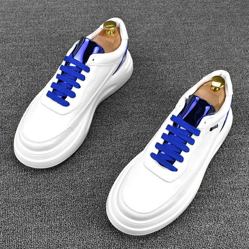 Men's Spring Breathable Lightweight Trendy Korean White Men's Shoes