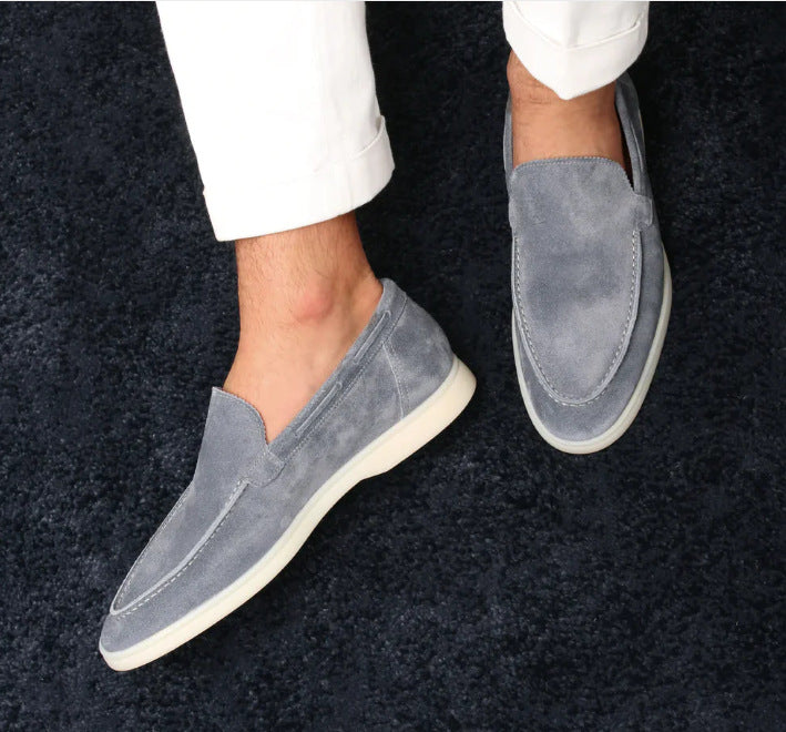 Men's Beef Tendon Soft Bottom Slip-on Driving Loafers/doug Shoes